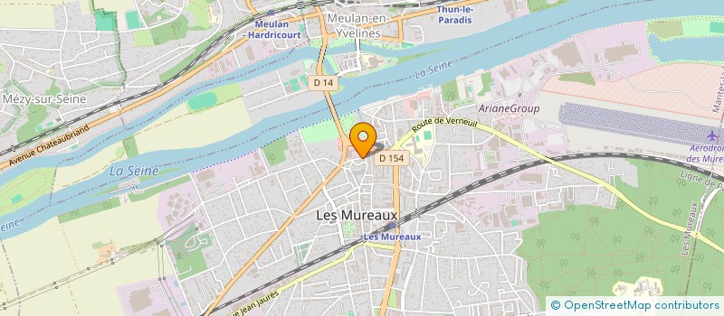 localisation de l'entreprise ALI BARBER à LES MUREAUX