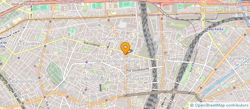 localisation de l'entreprise ALI BILAL  PARIS