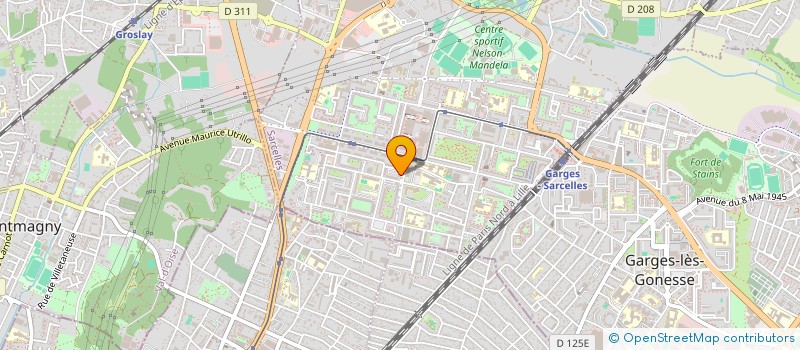 localisation de l'entreprise ALI BROSS à SARCELLES