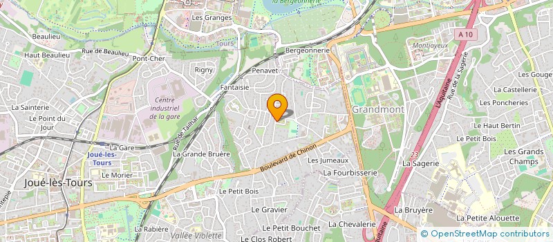 localisation de l'entreprise ALI CLEAN  JOUE-LES-TOURS