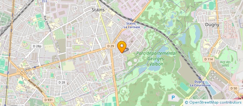localisation de l'entreprise ALI COMENDA à STAINS