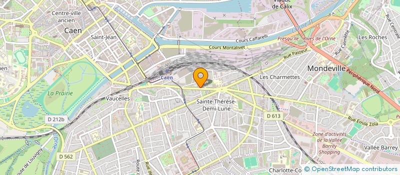 localisation de l'entreprise ALI-DISTRI à CAEN