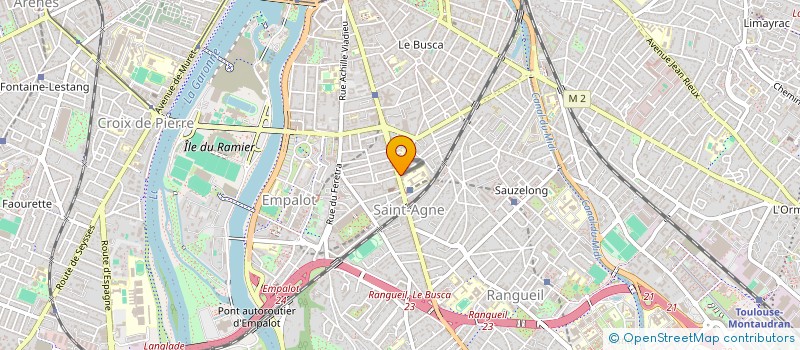 localisation de l'entreprise ALI DITRIBUTION ALIMENTAIRE à TOULOUSE