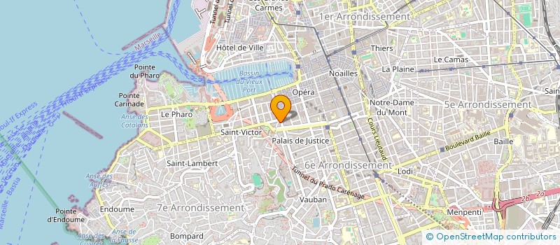 localisation de l'entreprise ALI-JULIE à MARSEILLE