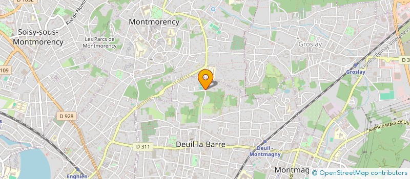 localisation de l'entreprise ALI KAKO  DEUIL-LA-BARRE