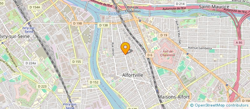 localisation de l'entreprise ALI MENTATION à ALFORTVILLE