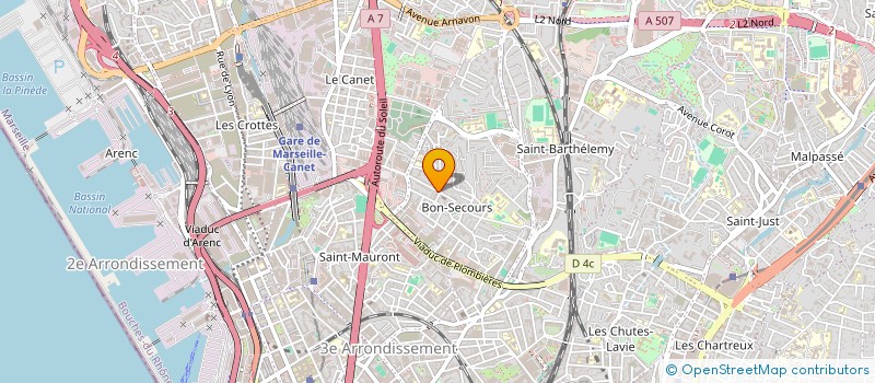 localisation de l'entreprise ALI-NOUROU à MARSEILLE