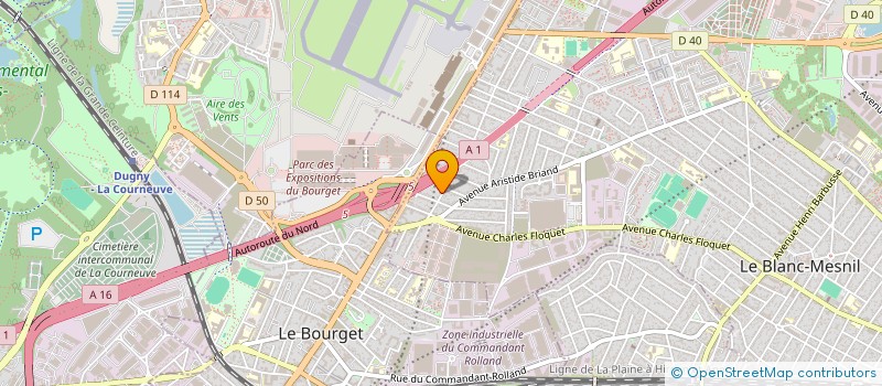 localisation de l'entreprise ALI PHONES à LE BLANC-MESNIL