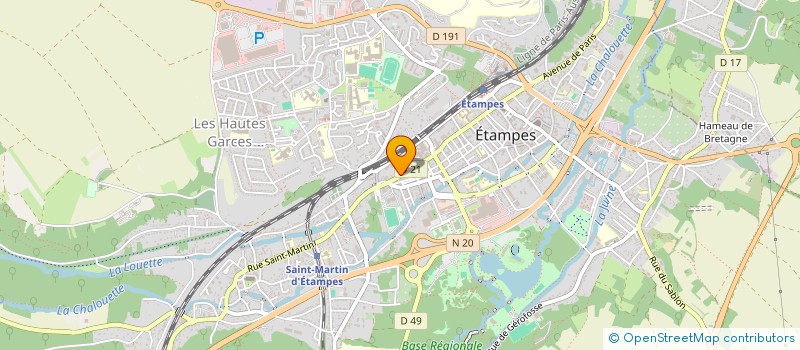 localisation de l'entreprise ALI SARIDAS COIFFURE  ETAMPES