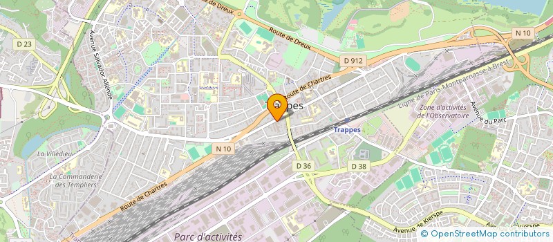 localisation de l'entreprise ALI TRANSPORT  TRAPPES