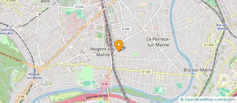 localisation de l'entreprise ALI6SYS CONSULTING  LE PERREUX-SUR-MARNE