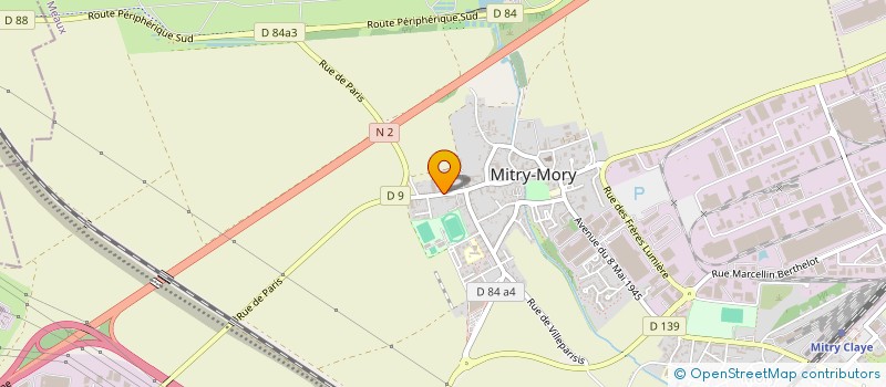 localisation de l'entreprise ALIA à MITRY-MORY
