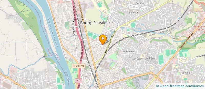 localisation de l'entreprise ALIA à BOURG-LES-VALENCE