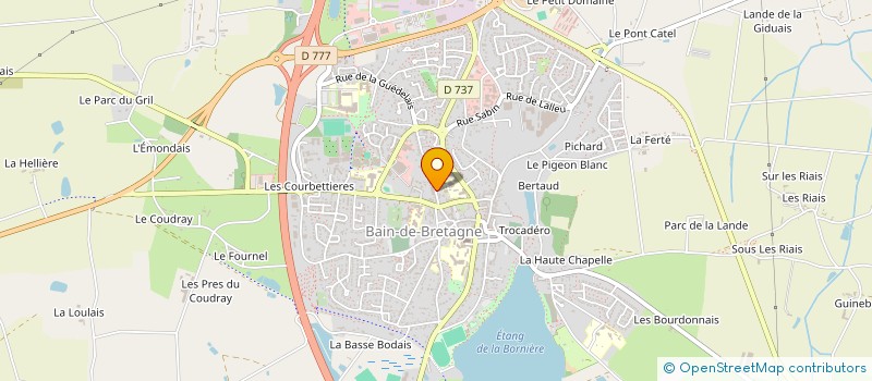 localisation de l'entreprise ALIA à BAIN-DE-BRETAGNE