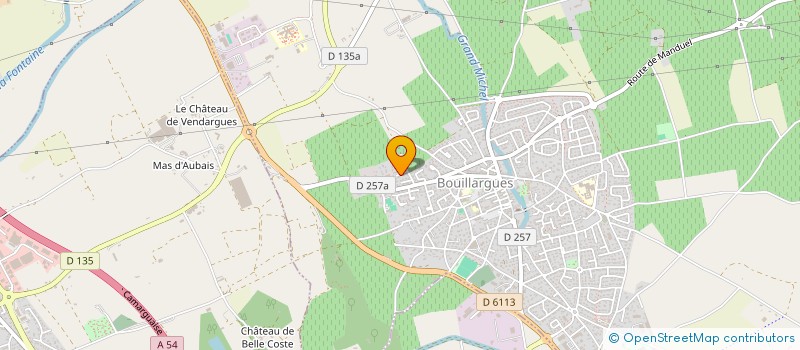 localisation de l'entreprise ALIA  BOUILLARGUES