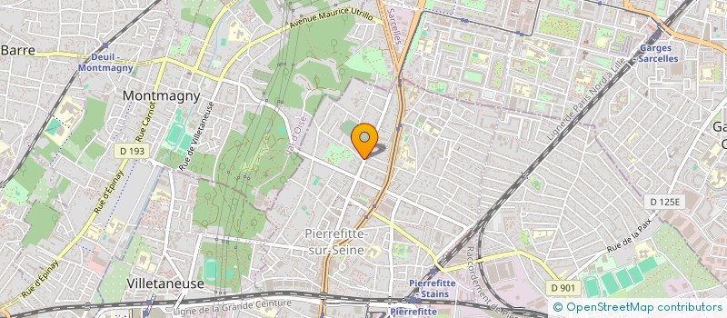 localisation de l'entreprise ALIA à PIERREFITTE-SUR-SEINE