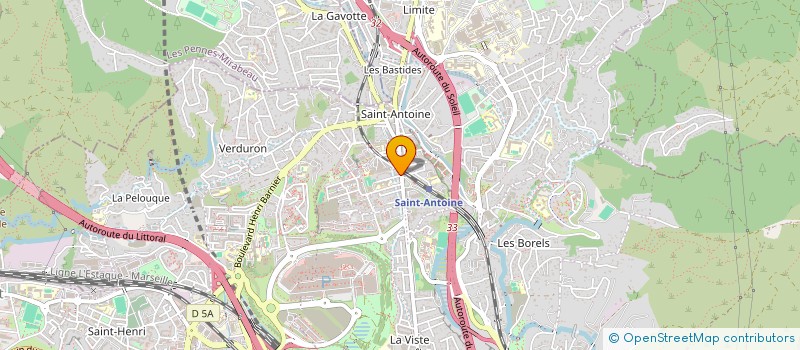 localisation de l'entreprise ALIA à MARSEILLE