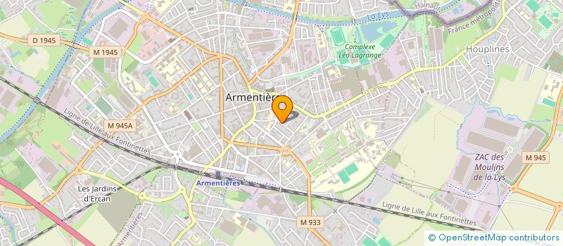 localisation de l'entreprise ALIA  ARMENTIERES