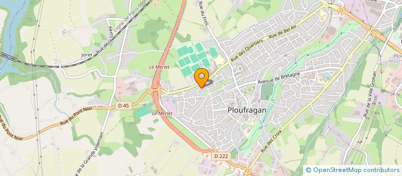 localisation de l'entreprise ALIA  PLOUFRAGAN