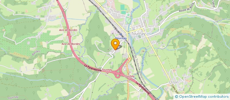 localisation de l'entreprise ALIA  TOURNAY