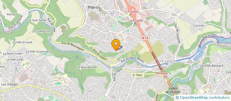 localisation de l'entreprise ALIA à PLERIN