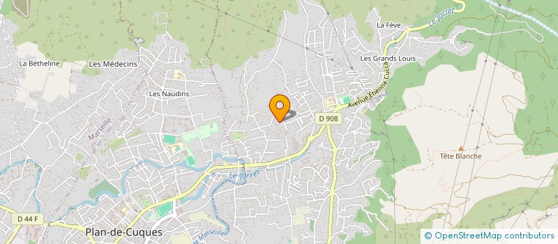 localisation de l'entreprise ALIA  ALLAUCH