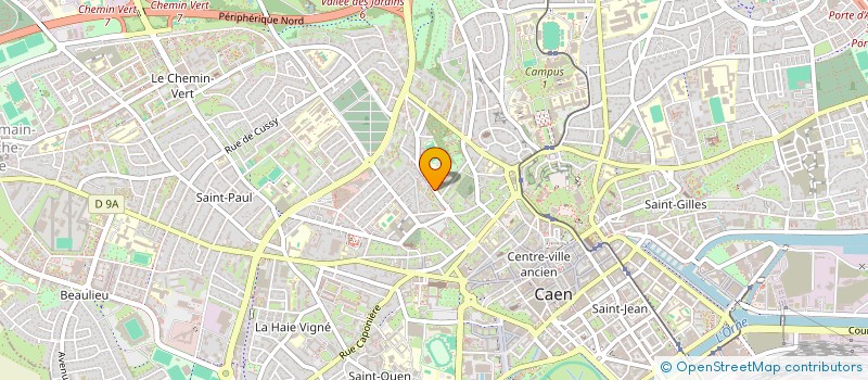localisation de l'entreprise ALIA BTP à CAEN