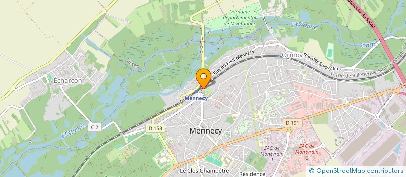 localisation de l'entreprise ALIA EXPERT à MENNECY