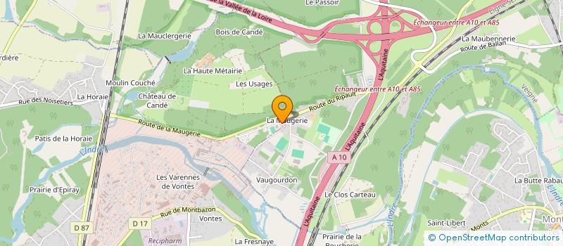 localisation de l'entreprise ALIA HOLDING  MONTS