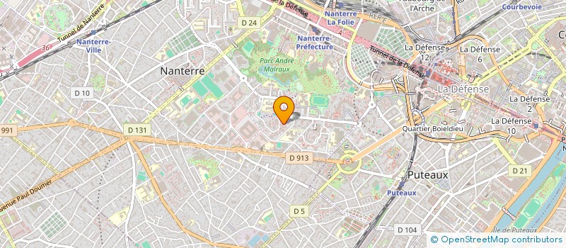 localisation de l'entreprise ALIA LUXURY  NANTERRE