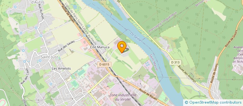 localisation de l'entreprise ALIA PEINTURE  SAINT-MARCEL