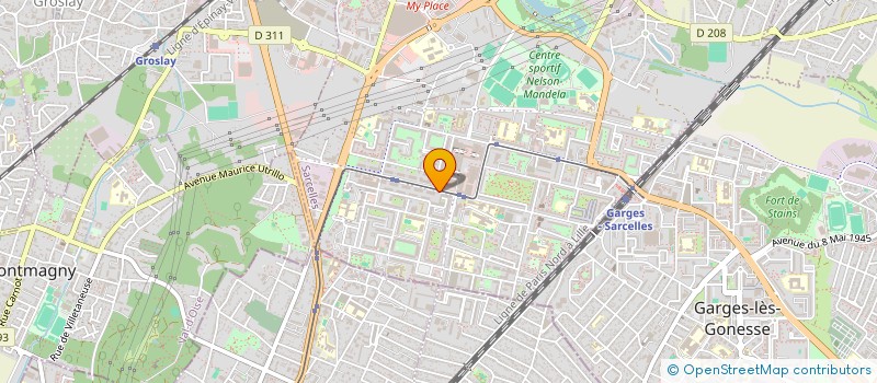 localisation de l'entreprise ALIADAV  SARCELLES