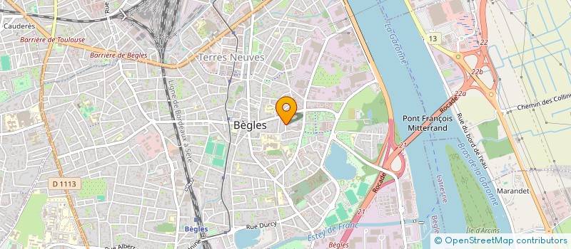 localisation de l'entreprise ALIADEL HOLDING à BEGLES