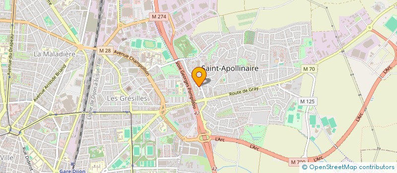 localisation de l'entreprise ALIADYS  SAVIGNY-LE-SEC