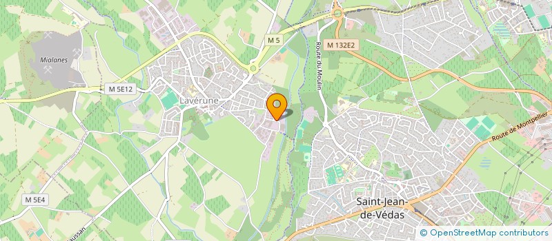localisation de l'entreprise ALIAGA à LAVERUNE