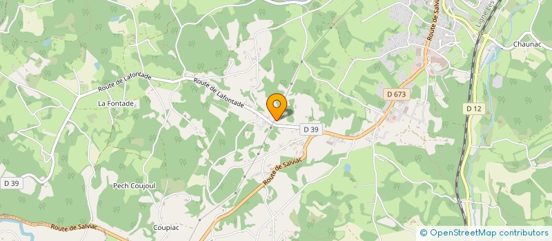 localisation de l'entreprise ALIAH à GOURDON