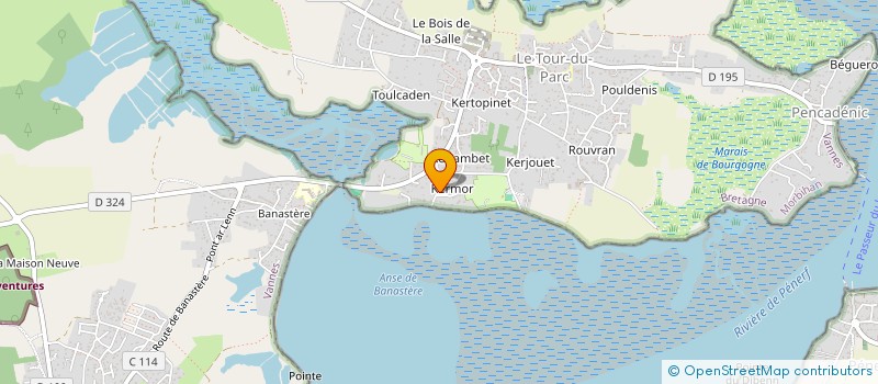 localisation de l'entreprise ALIAN IP  LE TOUR-DU-PARC