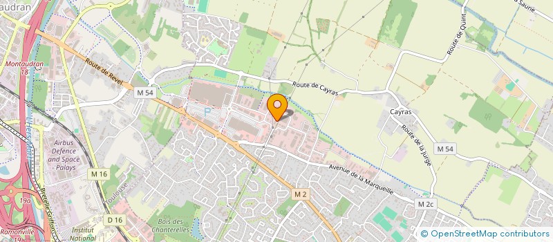localisation de l'entreprise ALIANCE MOBILIER à SAINT-ORENS-DE-GAMEVILLE