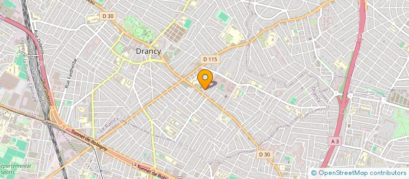 localisation de l'entreprise ALIANE à DRANCY