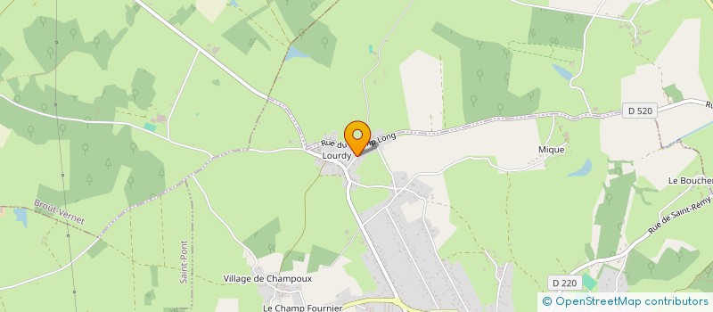 localisation de l'entreprise ALIANTEC à VENDAT