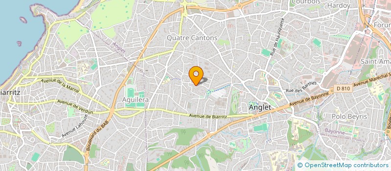 localisation de l'entreprise ALIANTZA à ANGLET