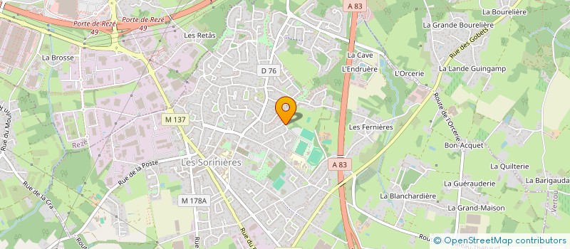 localisation de l'entreprise ALIANZ  LES SORINIERES