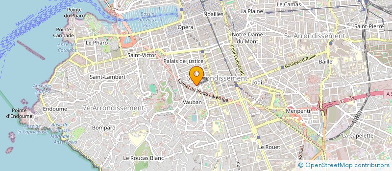 localisation de l'entreprise ALIANZA PROD à MARSEILLE
