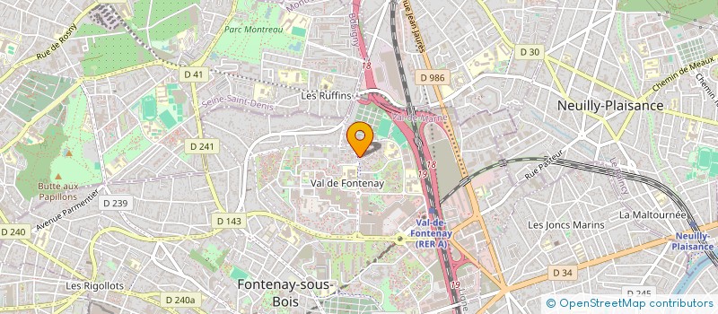 localisation de l'entreprise ALIAS à FONTENAY-SOUS-BOIS