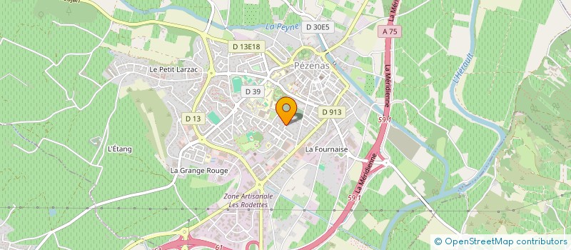 localisation de l'entreprise ALIAS  PEZENAS