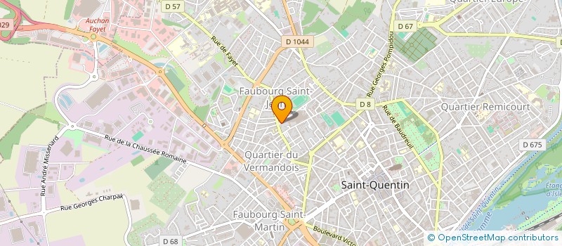 localisation de l'entreprise ALIAS à SAINT-QUENTIN