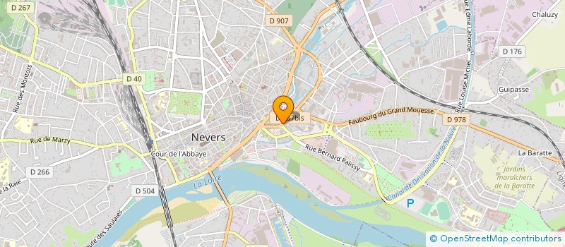 localisation de l'entreprise ALIAS CONSEIL SAS à NEVERS