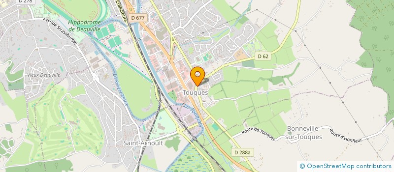 localisation de l'entreprise ALIAS ENQUETES ET INVESTIGATIONS à TOUQUES