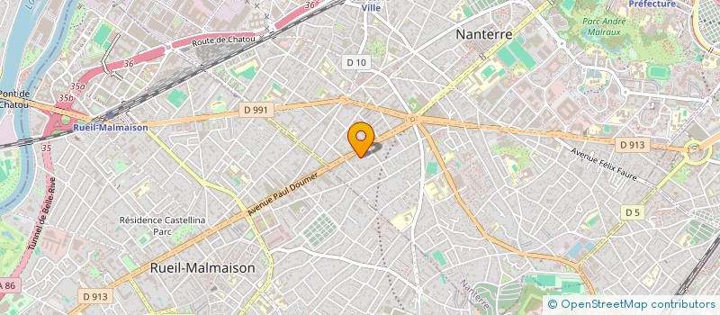 localisation de l'entreprise ALIAS FORMATIONS  NANTERRE