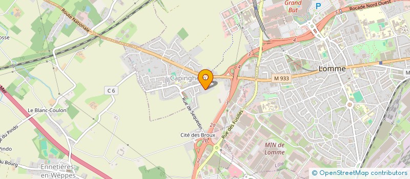 localisation de l'entreprise ALIAS INVESTISSEMENT  CAPINGHEM